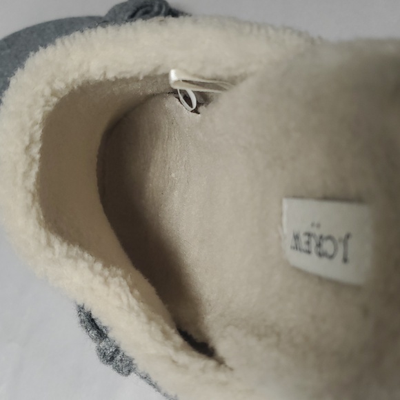 J.Crew Factory Buckle Clog Slipper Shoe Size 9 Womens Grey - Picture 7 of 14